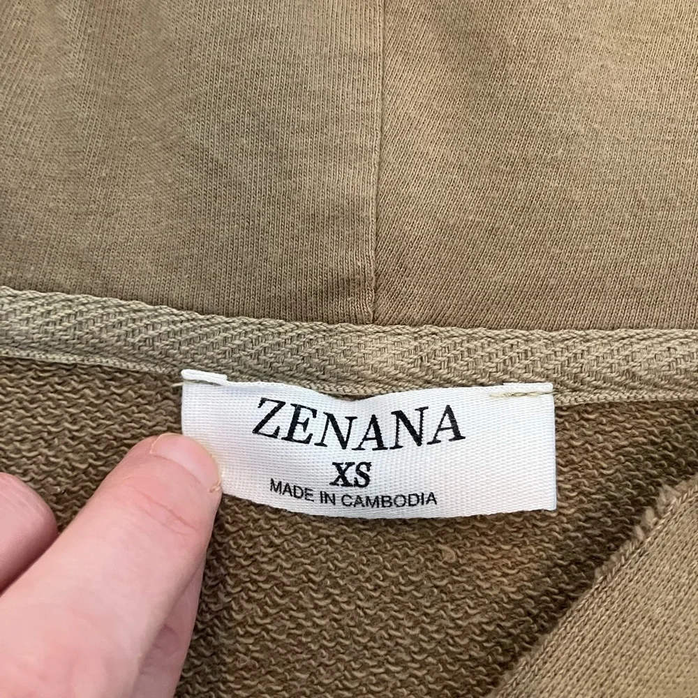 Zenana cropped hoodie - Picture 6 of 8